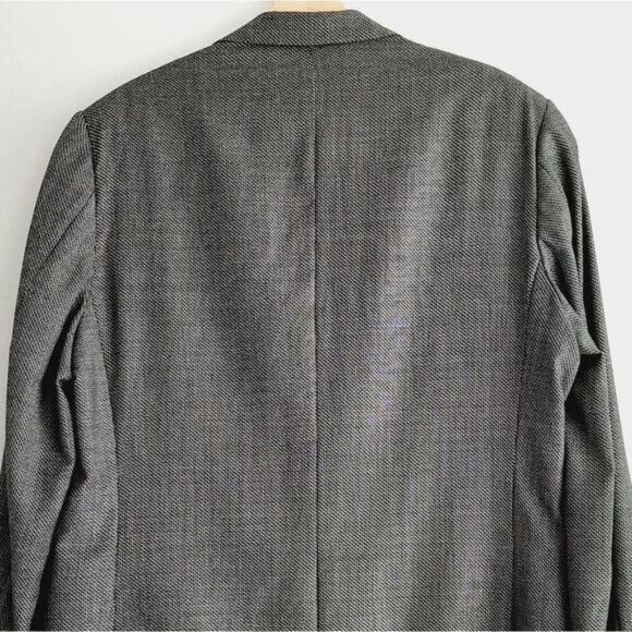 PAL ZILERI Italy Suit Jacket 100% Wool Grey Men's Sz 42 R - Picture 10 of 16